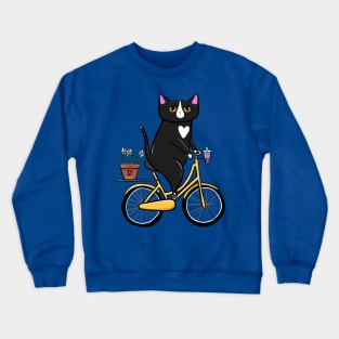 Boba Bicycle Ride Crewneck Sweatshirt